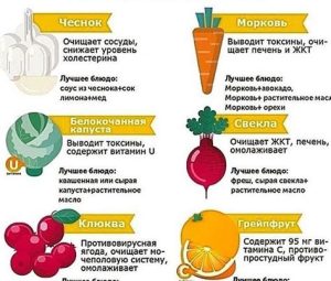 Полезная диета для организма